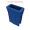 Toter 23 Gallon Slimline Rectangular Trash Can, Blue SL023-00705 - alternate 2